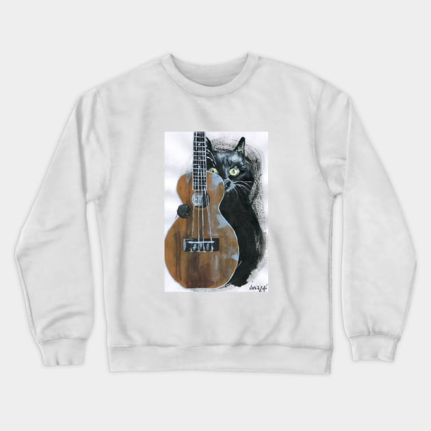 Ukulele Crewneck Sweatshirt by Novaart